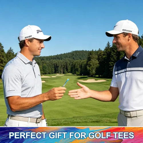 Vista 6 de Camisetas de golf duraderas de bambú, 100 piezas, 100 unidades, 3-1/4 pulgadas, material biodegradable que reduce la fricción lateral, más estable