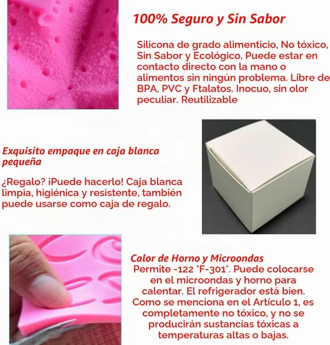 Vista 4 de Molde de jabón de silicona con flor de clavel para velas y chocolate