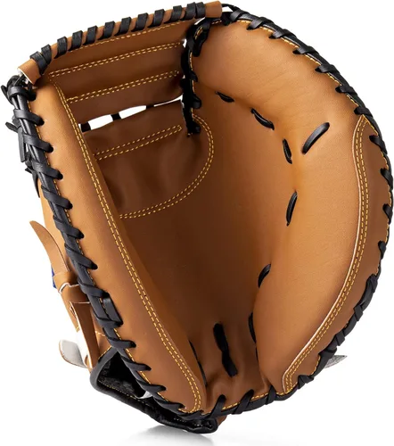 Vista 8 de Gracfulcub Guante de Receptor de Béisbol, Lanzamiento con Mano Derecha, Manopla de Receptor de Béisbol y Softbol para Niños, Jóvenes y Adultos