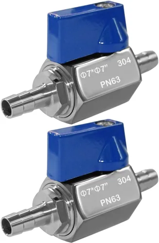 Vista 12 de Beduan Válvula de bola de manguera de 1/2" con rosca interior 304 de acero inoxidable Mini válvula de cierre para agua, gas, combustible, riego por