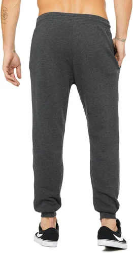 Vista 4 de Bella + Canvas C3727 - Pantalones deportivos unisex, Dark Grey Heather-93