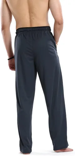 Vista 5 de Radofo Pantalones deportivos para correr, atléticos, casuales, para hombre, ligeros, para entrenamiento, con bolsillos con cremallera, pantalones