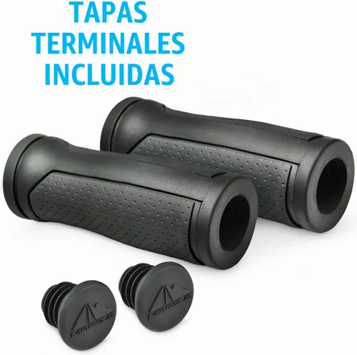Vista 7 de MARQUE Empuñaduras de cambio para manillar de bicicleta, empuñaduras de cambio de giro de repuesto con diseño antideslizante, goma TPR suave