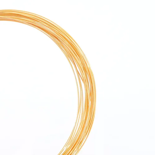 Vista 20 de Beadia - Alambre bañado en oro de 14 quilates de 0.4 mm, 10 metros de cordón de cuentas para pulseras, collares, encantos, cuentas para hacer joyas