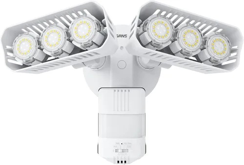 Vista 14 de SANSI Luces Exteriores con Sensor de Movimiento de 28W 3500LM, Reflectores Exteriores con Sensor de Movimiento, Luces de Seguridad Detector con 4