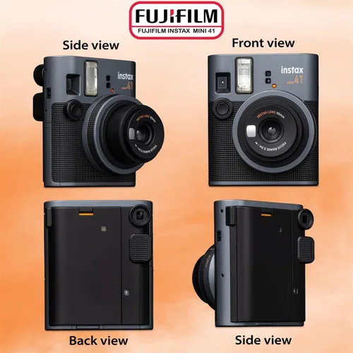 Vista 3 de Fujifilm Instax Mini 41 - Paquete de cámara de película instantánea con estuche Groovy, película de paquete doble (20 hojas), álbum de fotos