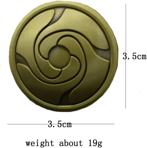 Vista 4 de Jujutsu-Kaisen Broche de escuela secundaria, broche de cosplay de anime con 3 piezas de botón accesorio de accesorios de cosplay