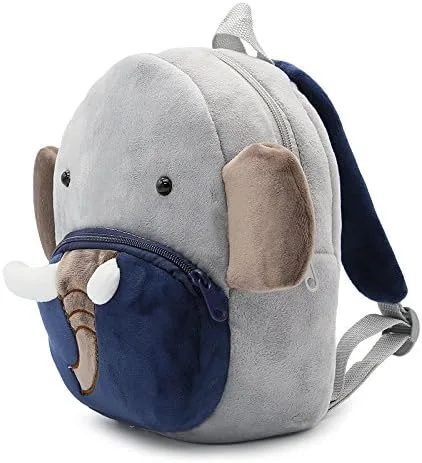 Vista 2 de Mochila linda del niño pequeño rellena animal de dibujos animados mini mochila escolar para niños y niñas