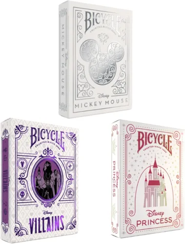 Vista 9 de Bicycle - Disney - Naipes inspirados en Mickey Mouse, negro y dorado