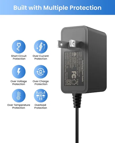 Vista 2 de ZOSI DC 12V 2A US CCTV Power Supply Adapter for Home Security Camera Surveillance System