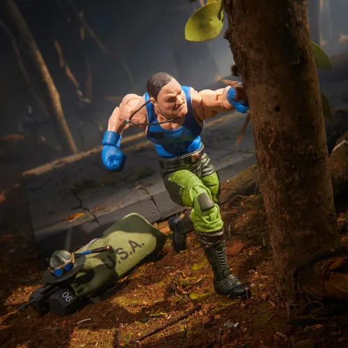 Vista 5 de G.I. Joe Serie clasificada #129, Mad Marauders SGT Slaughter, figura de acción coleccionable de 6 pulgadas con 18 accesorios
