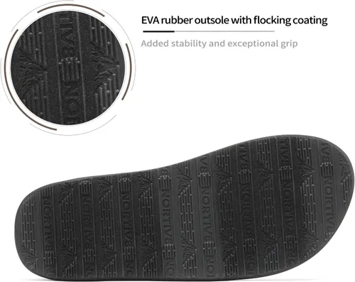 Vista 4 de NORTIV 8 Chanclas para hombre, cómodas y ligeras, zapatos de playa