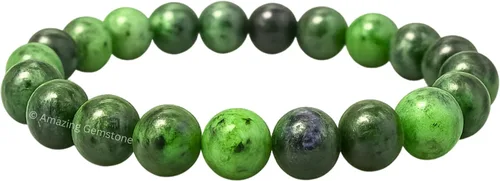 Vista 622 de Amazing Gemstone Crystal Bracelet for Women Men's Gifts - Protection Healing Crystal Bracelet - 8mm Gemstone Beaded Stretchable Bracelet Pulseras