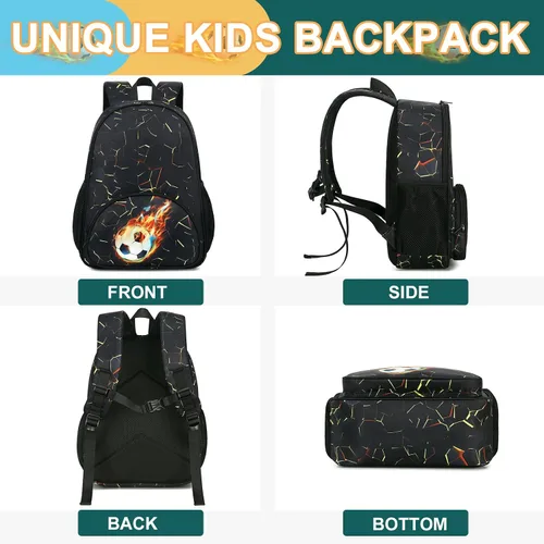 Vista 9 de Mochila para niños pequeños de 15 pulgadas para niños preescolares Kindergarten School Mochila para libros para guardería, guardería y viajes