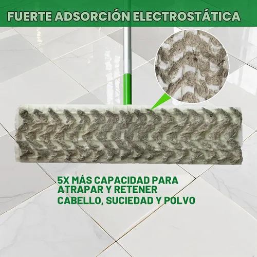 Vista 4 de Paño de barrido seco resistente XL para trapeador Swiffer Sweeper