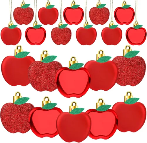 Vista 20 de JULMELON 36 Piezas Adornos de Tréboles del Día de San Patricio, Adornos de Mini Árbol, Decoración de Trébol Verde para Mesa de Comedor, Estante