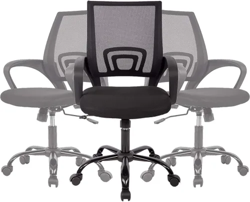 Vista 8 de BestOffice Silla de Oficina Ergonómica Barata Silla de Escritorio de Malla Silla de Computadora Soporte Lumbar Ejecutiva Moderna Taburete Ajustable