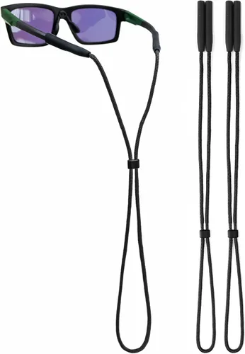 Vista 12 de 80Days Correa ajustable para gafas: Retenedor de nylon para gafas y gafas de sol con agarres de silicona, ajuste seguro