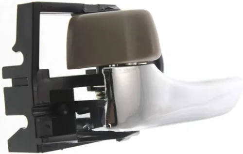 Vista 8 de Para Toyota Avalon 2005-2012 Manija de puerta interior delantera o trasera, lado del conductor palanca cromada Con botón de bloqueo de puerta