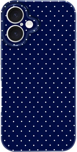 Vista 196 de Hython Funda para iPhone Air, diseño estético de lunares lindos, funda simple de 6.5 pulgadas, delgada, antiarañazos, parachoques de TPU suave, a