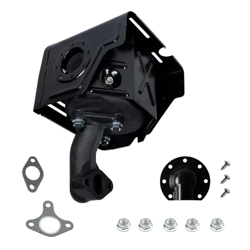 Vista 4 de JMCHstore Tubo de Silenciador de Escape con Deflector Para Predator 301cc, Motor de Honda GX240 GX270 8HP 9HP, Motor de Lifan Loncin, Bomba de Agua