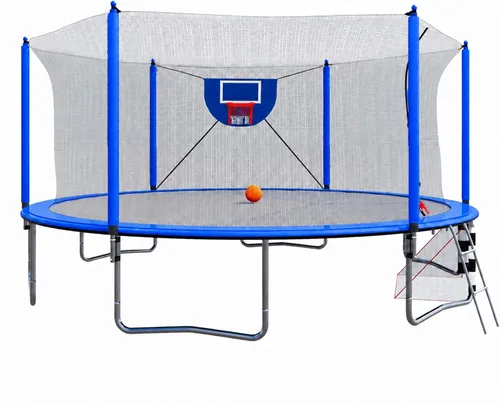 Vista 12 de SkyBound Trampolín grande de 10 pies, 12 pies, 14 pies, 15 pies, 16 pies, para exteriores, patio trasero, trampolines aprobados por ASTM para niños