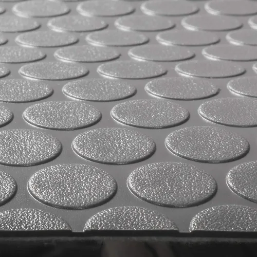 Vista 4 de RecPro Remolque 8'6" Piso con Patrón de Moneda de Níquel Gris Impermeable (15 pies)