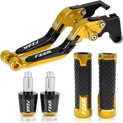 Vista 12 de Palancas de embrague de freno de motocicleta para manillar Yamaha FZ6R FZ 6R FZ-6R 2009 2010 2011 2012 2013 2014 2015 2016 2017 (Color : 1)