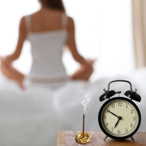 Vista 9 de ARTIBETTER Quemador de incienso retro de flor de loto para aromaterapia, soporte para barra de nueve agujeros para meditación, yoga, decoración