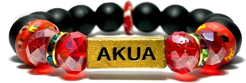 Vista 89 de Pulseras africanas tradicionales con nombre nacido en el día para mujeres de Ghana, materiales naturales, ajuste cómodo y holgado