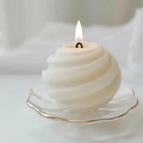 Vista 6 de Moldes de vela – Molde de silicona para hacer velas, moldes 3D de bricolaje para cera de soja, cera de abejas, vela perfumada, regalos del día