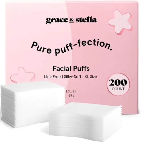 Vista 9 de grace & stella Almohadillas faciales para tóner, esencia y máscara de bricolaje (100 unidades) - Almohadillas removedoras de maquillaje suaves y sin