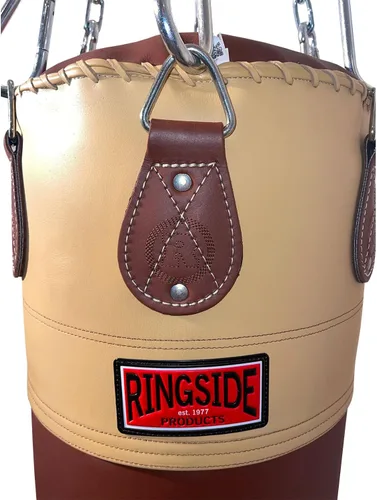 Vista 4 de Ringside Heritage - Bolsa pesada de boxeo de cuero genuino de 90 libras
