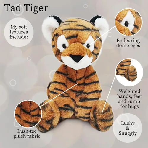 Vista 3 de World's Softest Animal de peluche para bebés, niños pequeños, niños y adultos. Adorable juguete hecho de materiales de calidad aptos para niños