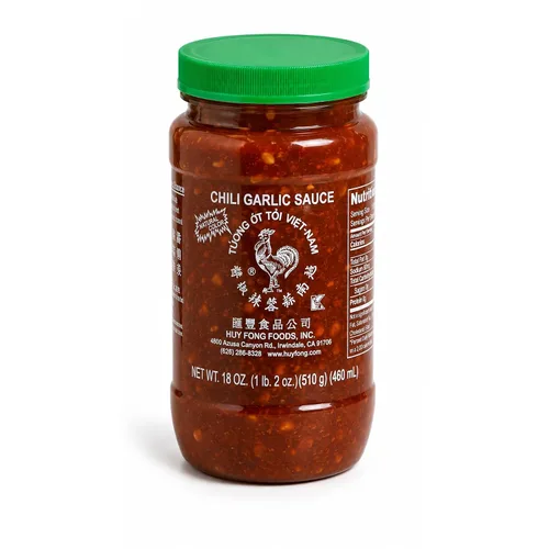 Vista 3 de Salsa de ajo y chile Huy Fong, 18 oz.