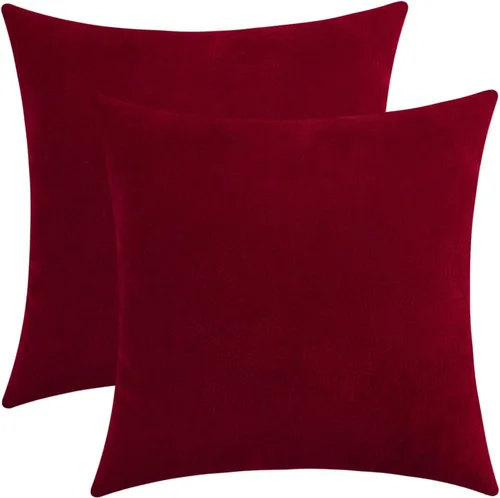 Vista 15 de Jeneoo Fundas de Almohada Decorativas para Cojines Azul Bebé de Chenilla Suave Cómodas Cuadradas Fundas de Cojines para Sofá para Decoración de Sala