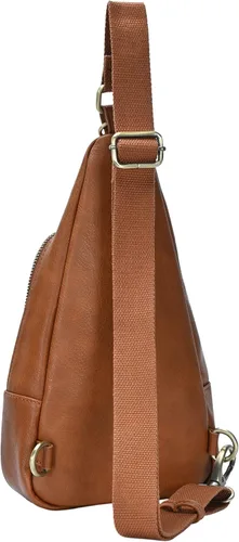 Vista 2 de Antik Kraft - The Tasha - Mochila cruzada de cuero vegano suave para mujer