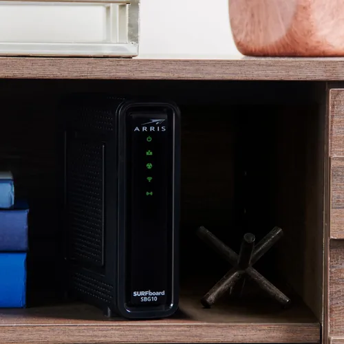 Vista 12 de [Usado] Arris (SBG10) - Combo de módem y enrutador por cable - DOCSIS 3.0 16 x 4 Gigabit y WiFi AC1600