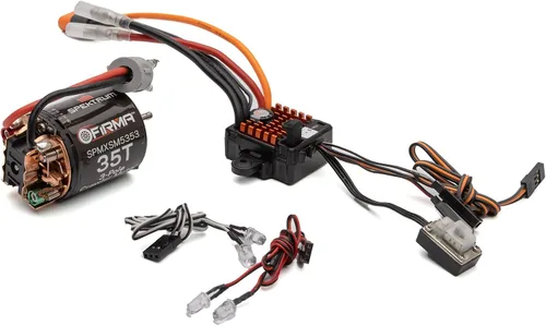 Vista 4 de Spektrum Firma 70A cepillado Smart ESC, 2S-3S: IC3 / 35T cepillado Motor Combo, SPMXSEMC12