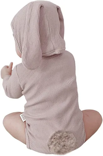 Vista 3 de AGQT Babys Bunny Costume Easter Halloween Outfit Set Size 0-24 Months