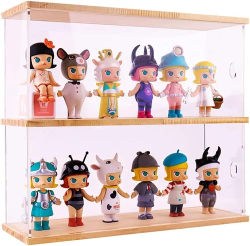 Vista 11 de DuvinDD - Vitrina acrílica para coleccionables, con luz LED