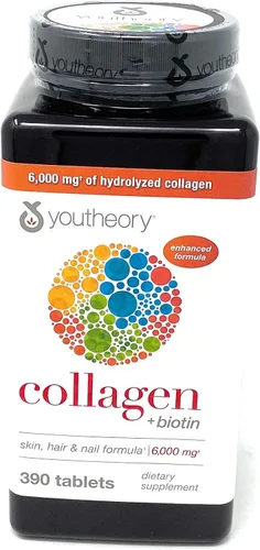 Vista 4 de Youtheory Collagen Plus Biotina, 390 tabletas (paquete de 4)