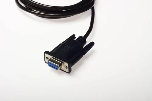Vista 2 de Wirenest Adaptador serie USB a módem nulo RS-232, chipset FTDI, conector hembra DB9 moldeado duradero, compatible con Windows, Mac, Linux