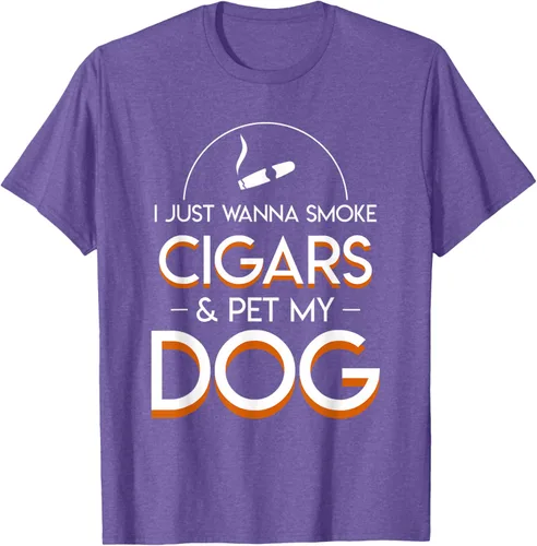 Vista 10 de Solo quiero fumar cigarros y mascotas a los amantes de los perros de mi perro, Negro, S