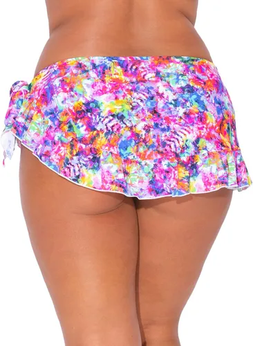 Vista 2 de Smart & Sexy Falda inferior de bikini con volantes para mujer