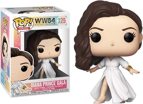 Vista 4 de Funko Películas: Mujer Maravilla 1984 - Wonder Woman Gold Flying (metálico), multicolor
