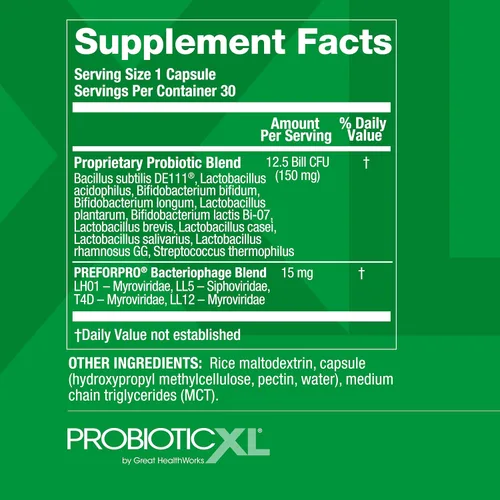 Vista 8 de OmegaXL Potente suplemento de apoyo para articulaciones y músculos (60 unidades) y Probiótico XL - PreforPro, DE111, estable en estante - Promueve