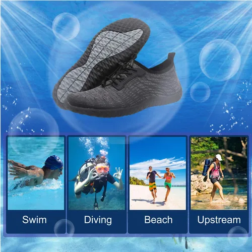 Vista 7 de Spesoul Zapatos deportivos acuáticos para hombre y mujer, secado rápido, para exteriores, para playa, natación, piscina, surf, buceo, yoga