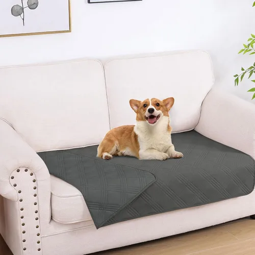 Vista 160 de hyha - Manta impermeable para cama de perro, mantas suaves para mascotas, funda impermeable para sofá para perros, fundas reversibles lavables