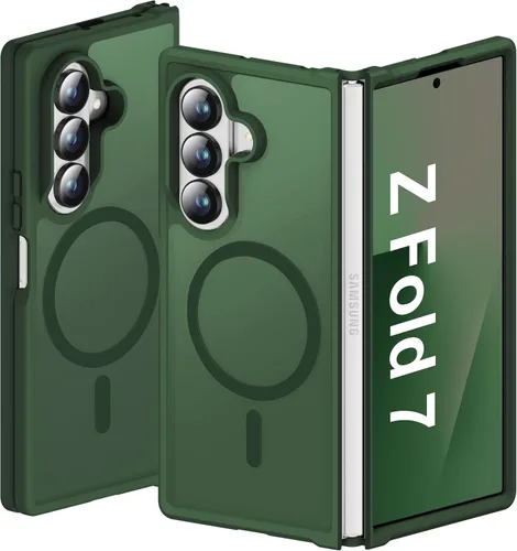 Vista 40 de ORETECH Magnético para Samsung Galaxy Z Flip 6 con 2 protectores de Negro